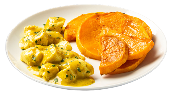 Pollo al Curry con Calabaza